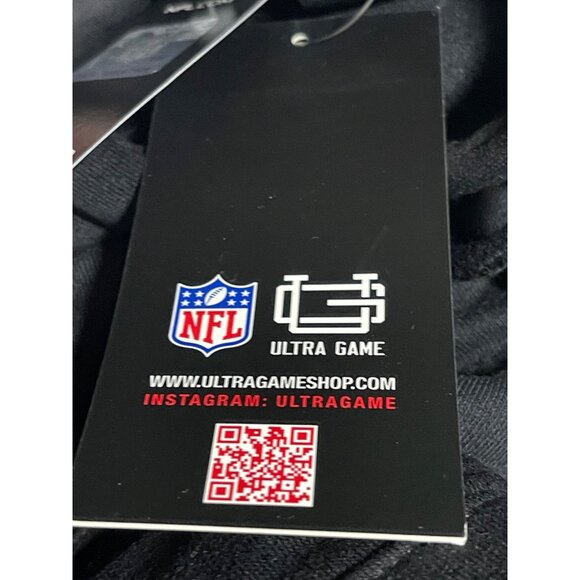 NFL Ultra Game Cincinnati Bengals Hoodie Mens Small Black Cotton Blend - Picture 10 of 12